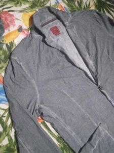 women's Grey Casual Blazer