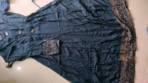 A Line Kurta .With Jeakt