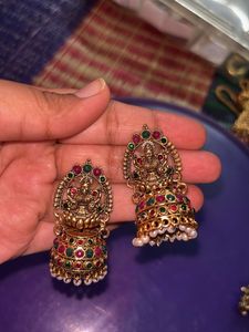 Traditional Indian Jhumka Earrings