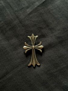 Chrome Hearts Steel Cross Pendant Neckla