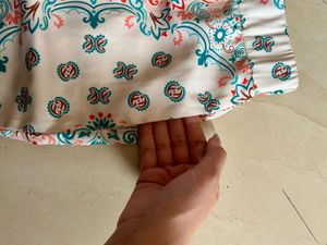 Camla Barcelona Printed Wide-Leg Pants | Waist 30”