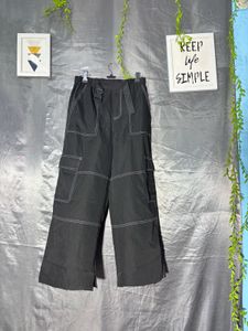 SHEIN Stylish Black Cargo Pants