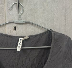 Grey Crop Top