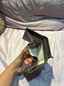 Forever 21 Olive Green Tri-Fold Wallet