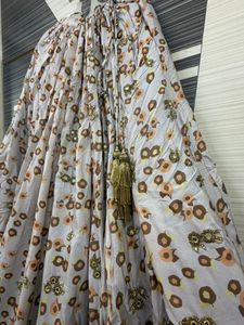 Floral Print Ethnic Skirt