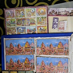 50+ cancelled Indian Stamps