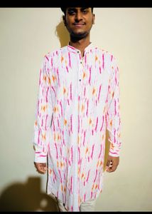 Men's Printed Kurta new wdt tag