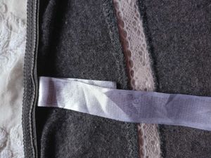 Cozy Grey Lace Trim Nightgown