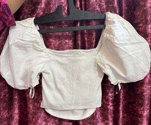 NUON ribbed crop top (size- S)