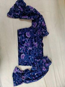 Floral Print Off-Shoulder Top