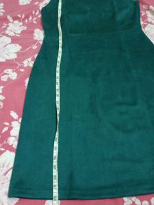 Elegant Green Dress with Jacket