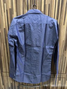 Men's Blue Long Sleeve Shirt