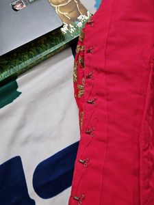 Elegant Pink Embroidered Blouse