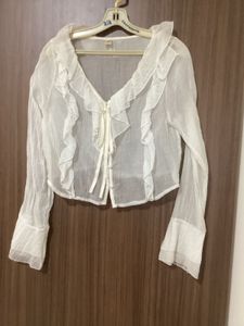 Thailand see through shirt crop