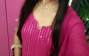 Stunning Pink Sequined Kurta Set