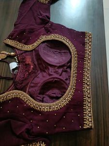 Wine colour tranding lehenga