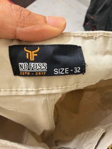 Men's Cargo Pants Beige