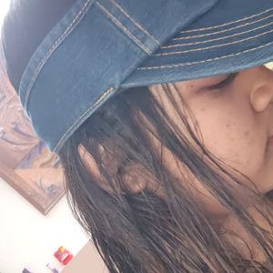 Denim Visor Hat