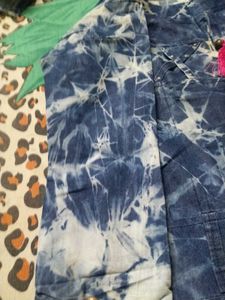Blue Tie-Dye Kurta ( frock style )