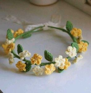 Handmade Crochet Flower Headband