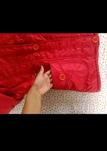 Red Quilted Jacket