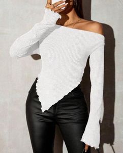 White Off-Shoulder Top