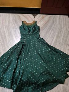 Stunning Green Ethnic Gown