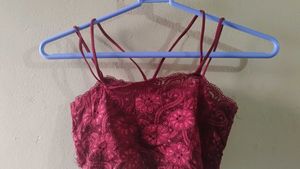 Lace Bralette Crop Top