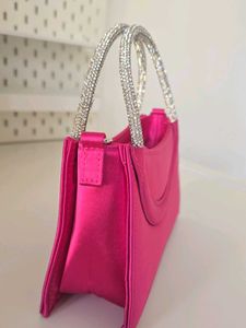 🔻PRICE DROP - H&amp;M Hot Pink Satin Bag