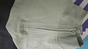 Colorblock Zip-Up Sweatshirt