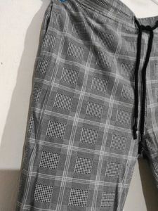 Gray Plaid Trousers