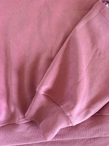 Pink Cut-Out Sleeve Sweatshirt