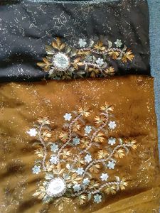 Saree For Active Wear With Attach Blouse Pcs