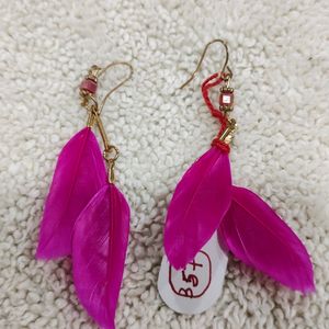 Feather earings