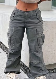 y2k loose fit cargo pants wide legs