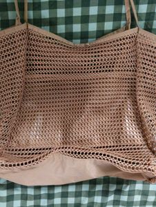 Summer Beach Stylish Mesh Woven Tote Bag
