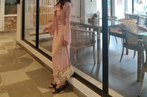 Elegant savana Pink Lace Dress [XS size]