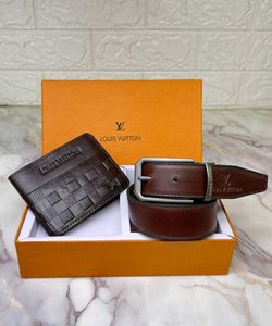 lv belt wallets set