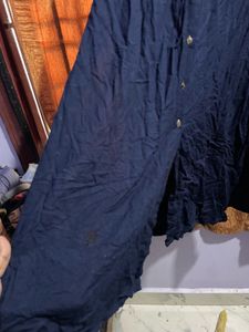 Navyblue Top with stone work(few stains Are There