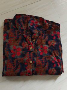 Floral Print Kurta in XL size