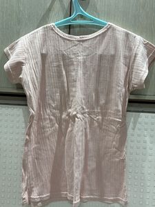 Soft Pink Striped T-Shirt
