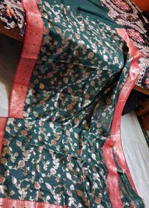 jalkatan green saree