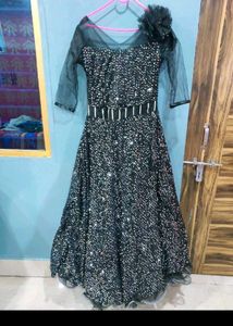 Sparkling Sequin Ethnic Gown