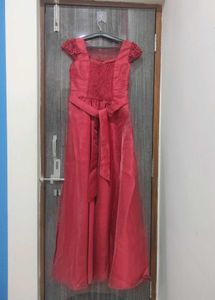 Red Party Wear Gown
