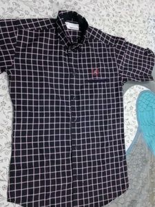 Men's Checked Button-Down Shirt