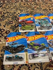Hot Wheels Collection of 7 Diecast Cars