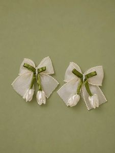 1 piece Cute Bow Tulip Hair Clips