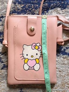 Cute Pink Hello Kitty Sling Bag