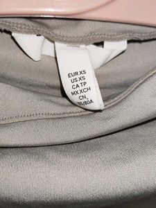 grey bodycon h&amp;m top