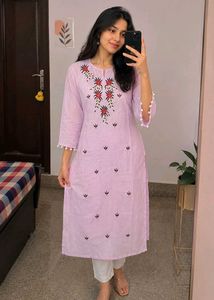 Embroidered Kurta(Unused)